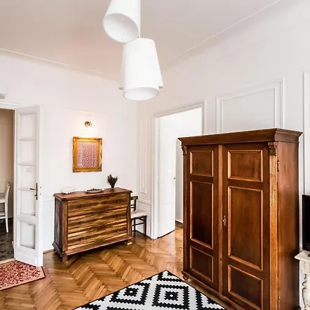Golden Esthetic With Red Sofa * Budapest